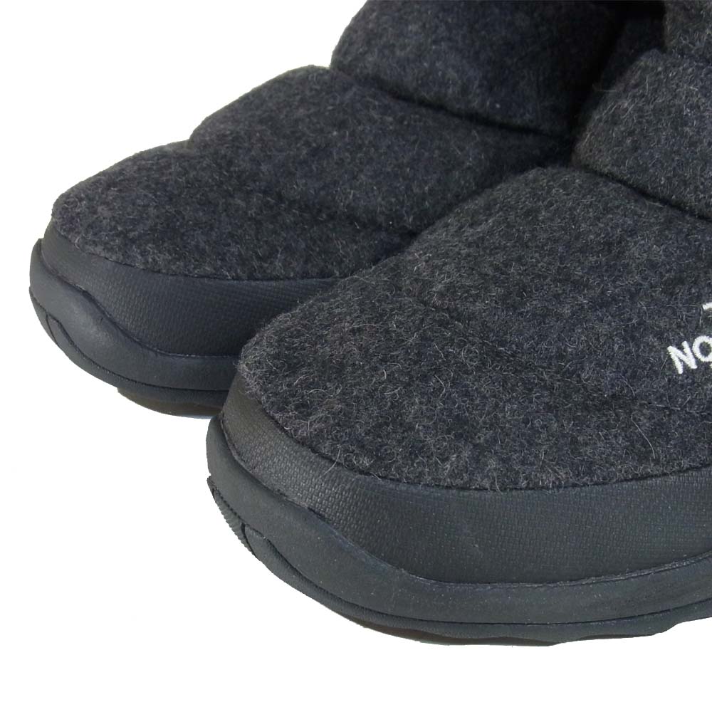 THE NORTH FACE ノースフェイス NF51485 NUPTSE BOOTIE WOOL ヌプシブーツ ウール  チャコール系 US10【中古】