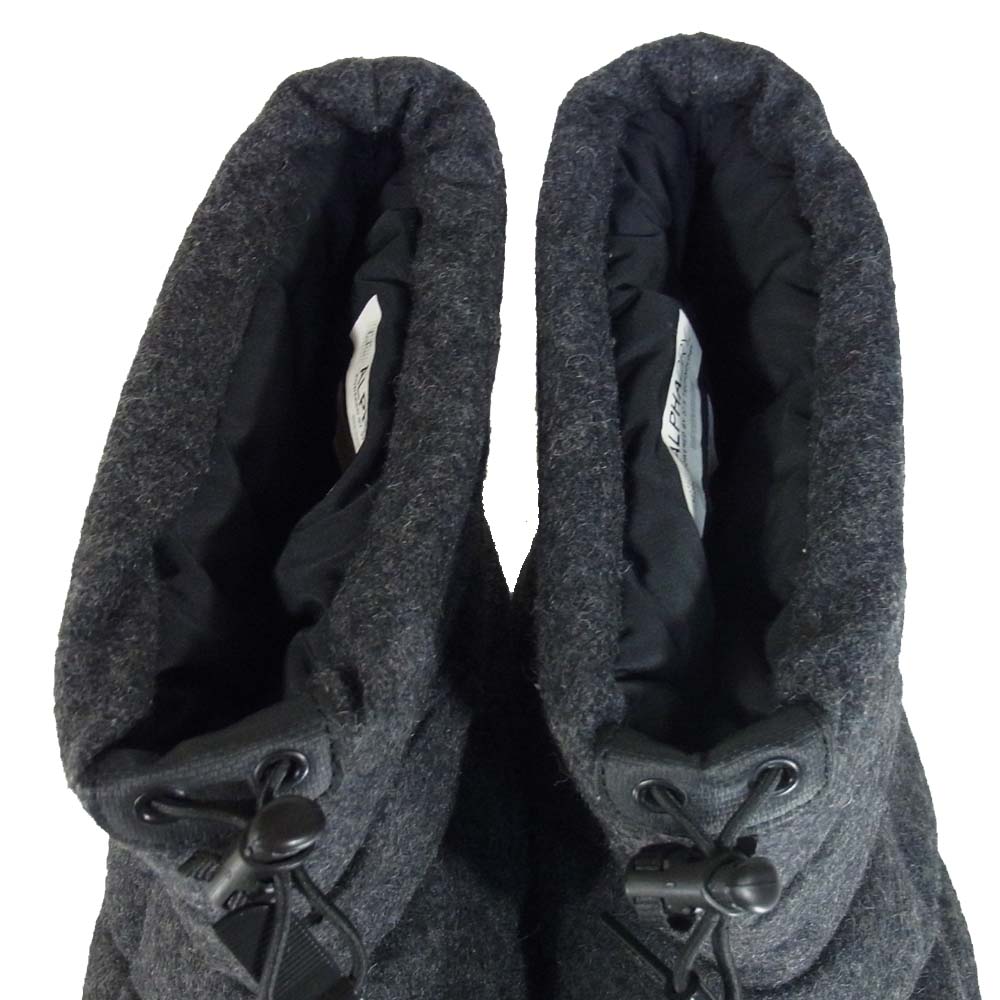 THE NORTH FACE ノースフェイス NF51485 NUPTSE BOOTIE WOOL ヌプシブーツ ウール  チャコール系 US10【中古】