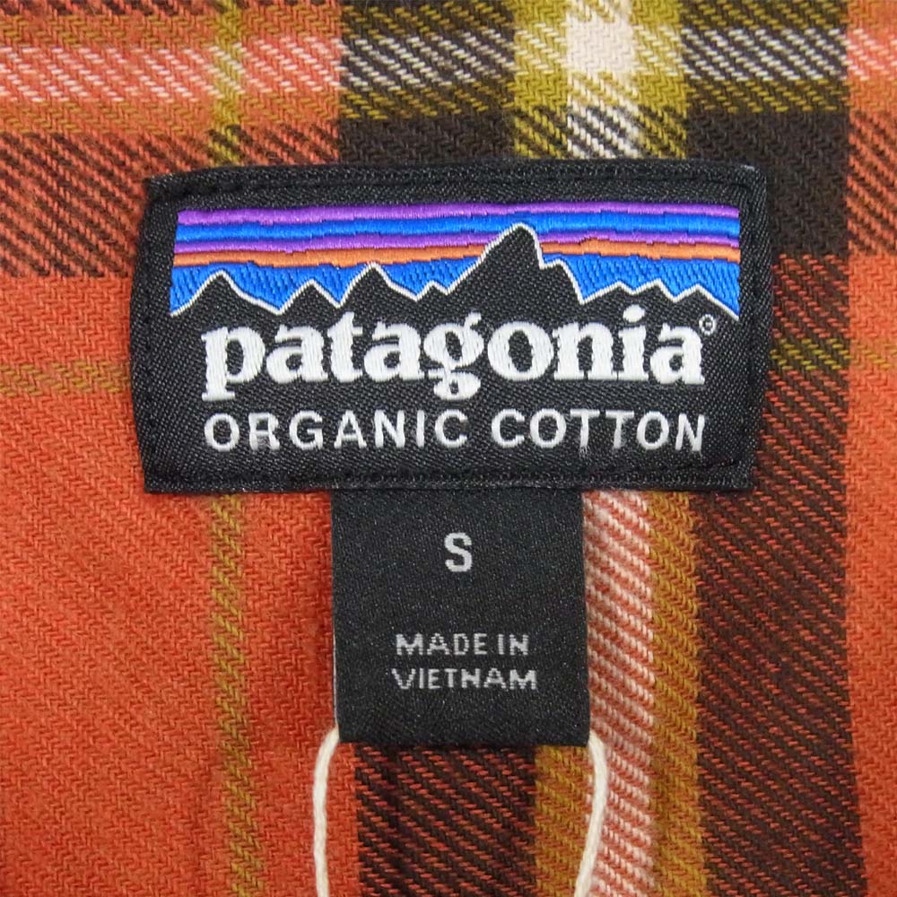 patagonia パタゴニア 20AW 54020 LHEM FA20 メンズ ライトウェイト フィヨルド フランネル シャツ レッド系 S【新古品】【未使用】【中古】