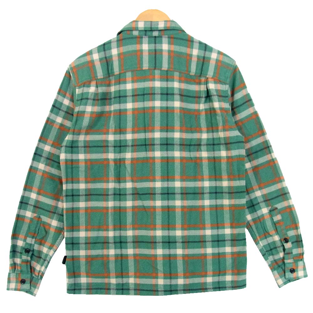 patagonia パタゴニア 20AW 53947 IEGR FA20 メンズ ロングスリーブ フィヨルド フランネル シャツ ライトグリーン系 S【新古品】【未使用】【中古】