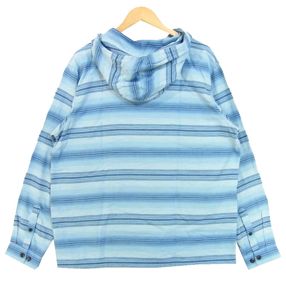 patagonia パタゴニア 20SS 53275 ROBK SP20 メンズ ライトウェイト フィヨルド フランネル フーディ パーカー ライトブルー系 L【新古品】【未使用】【中古】