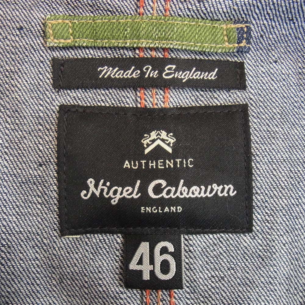 Nigel Cabourn ナイジェルケーボン 8071130031 イギリス製 SHORT JACKET CAMO DENIM  マルチカラー系 36【中古】