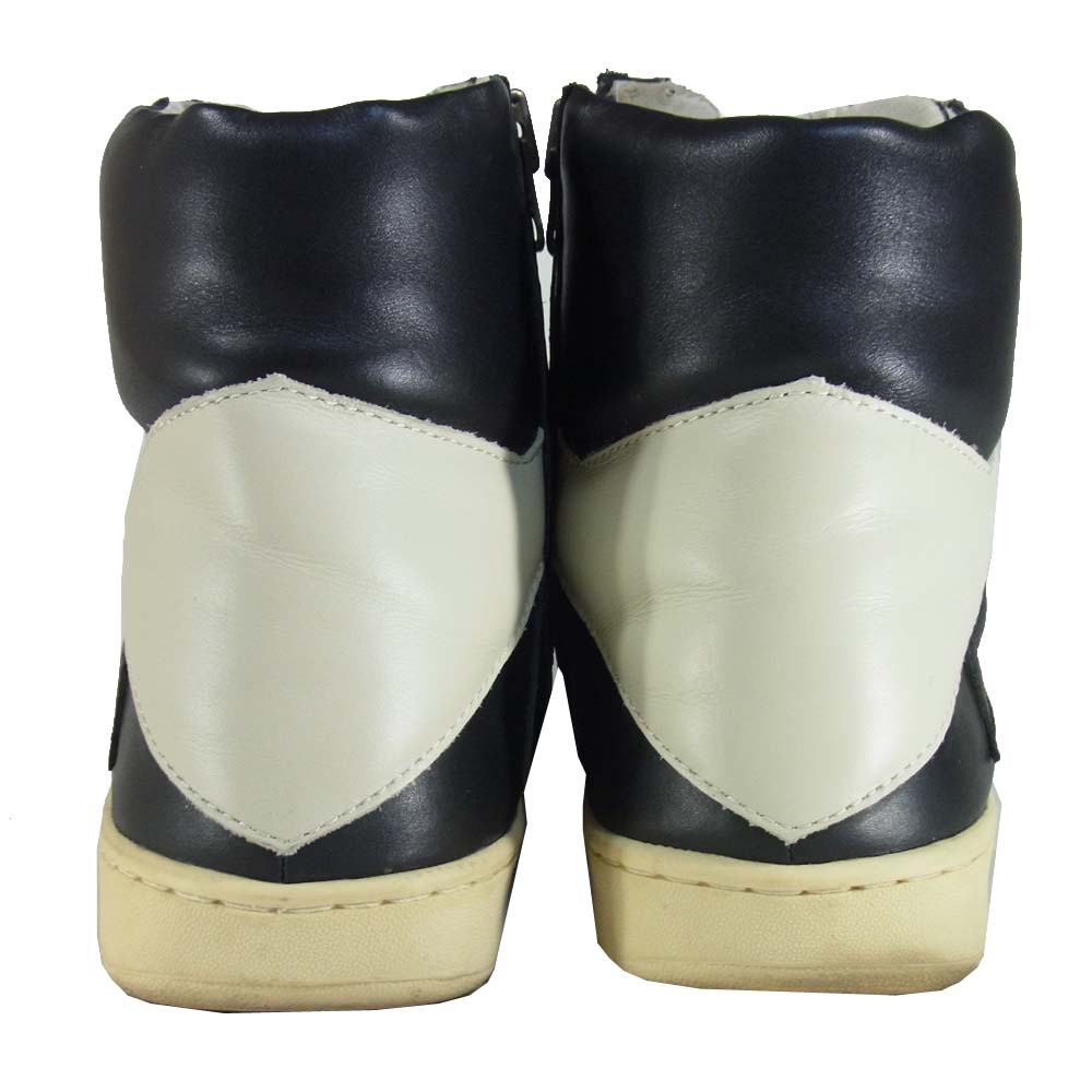KAZUYUKI KUMAGAI ATTACHMENT カズユキクマガイアタッチメント サイドジップ スニーカー ブラック系 43【中古】