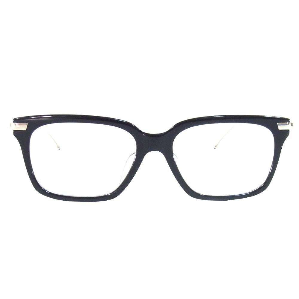 THOM BROWNE トムブラウン TB-701 アイウェア 度入り ブラック系 TB-701-E-T-BLK-SLV-53【中古】