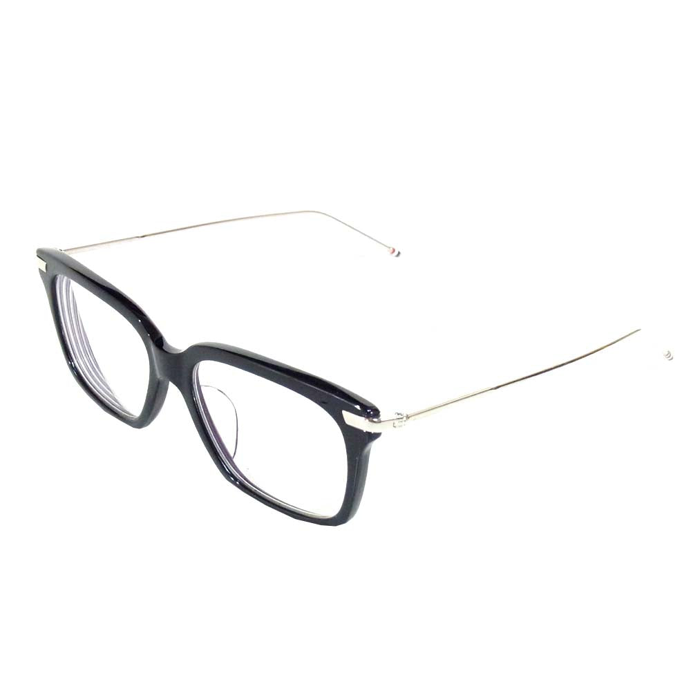 THOM BROWNE トムブラウン TB-701 アイウェア 度入り ブラック系 TB-701-E-T-BLK-SLV-53【中古】