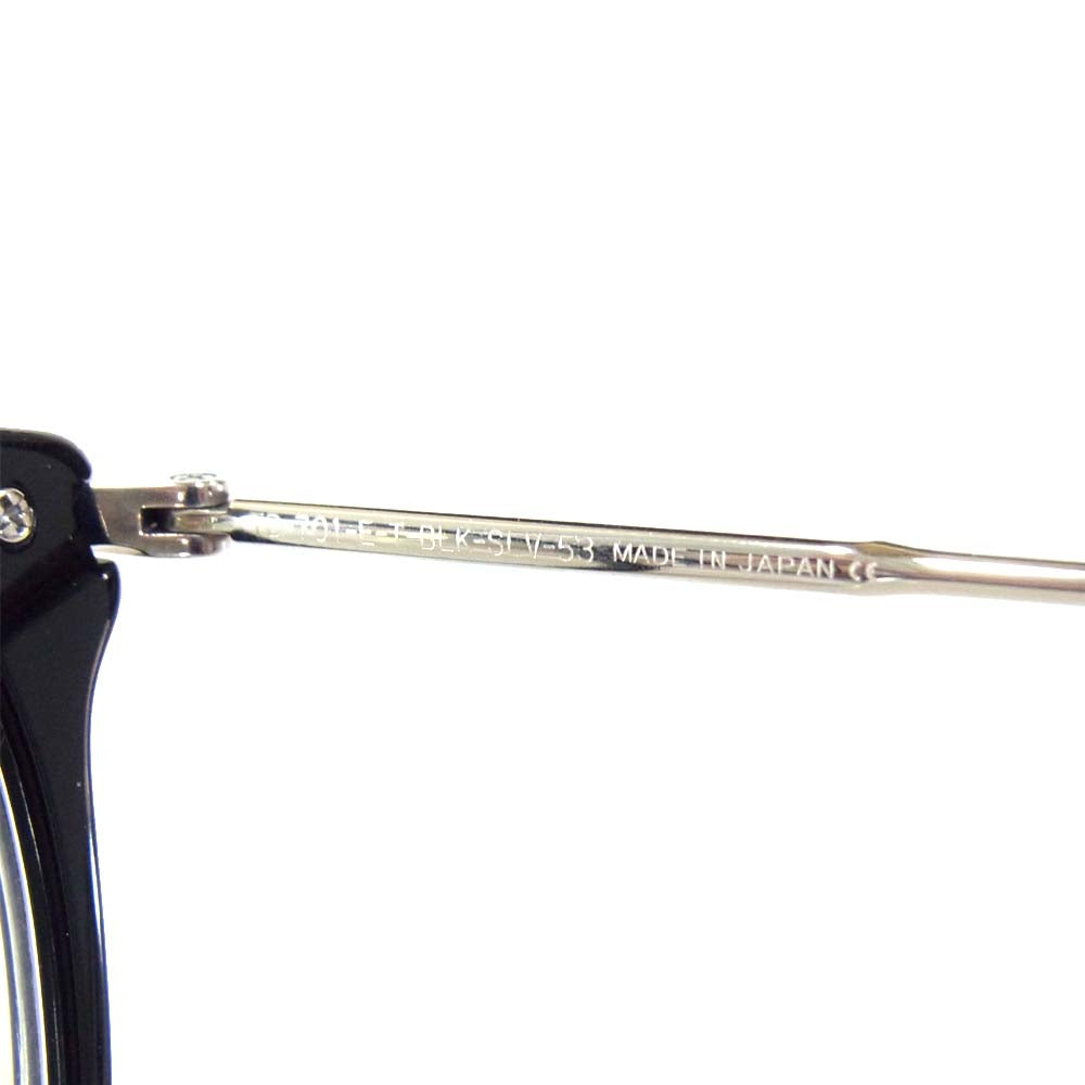 THOM BROWNE トムブラウン TB-701 アイウェア 度入り ブラック系 TB-701-E-T-BLK-SLV-53【中古】