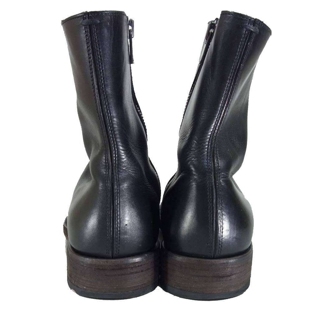 KAZUYUKI KUMAGAI ATTACHMENT カズユキクマガイアタッチメント サイドジップ ブーツ ブラック系 41【中古】
