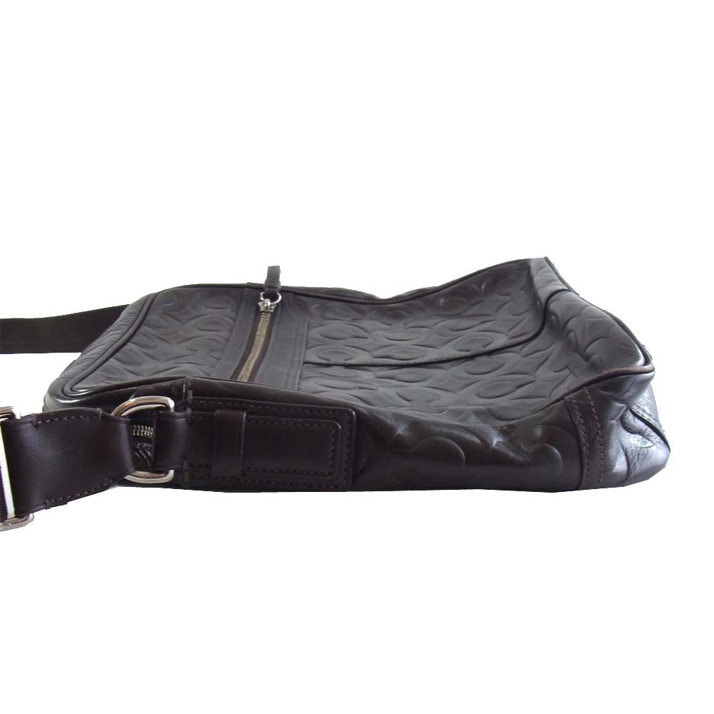 COACH コーチ 70615 オブアート ショルダーバッグ ブラウン系【中古】