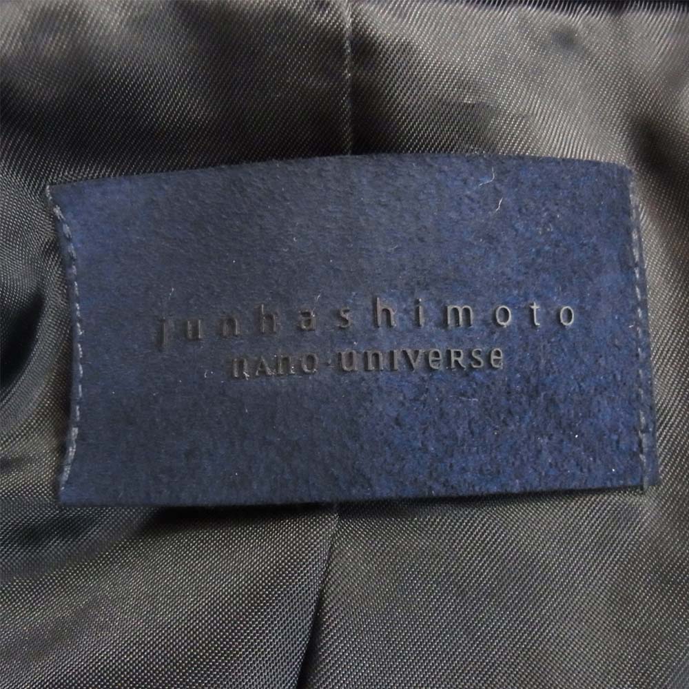 junhashimoto ジュンハシモト NUS71LO0246SH NANO UNIVERSE ラムレザー ブルゾン ブラック系【中古】