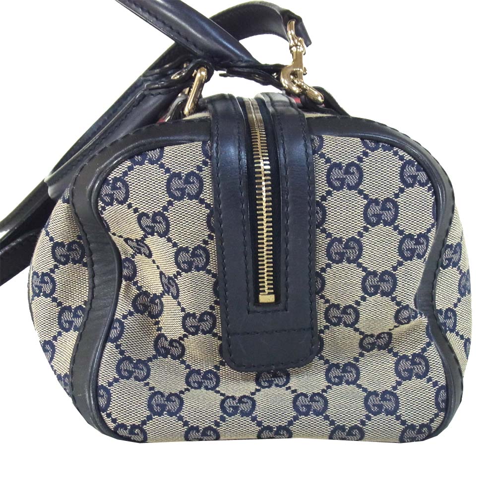 GUCCI グッチ 269876 ヴィンテージウェブ VINTAGE WEB ボストン グレー系【中古】