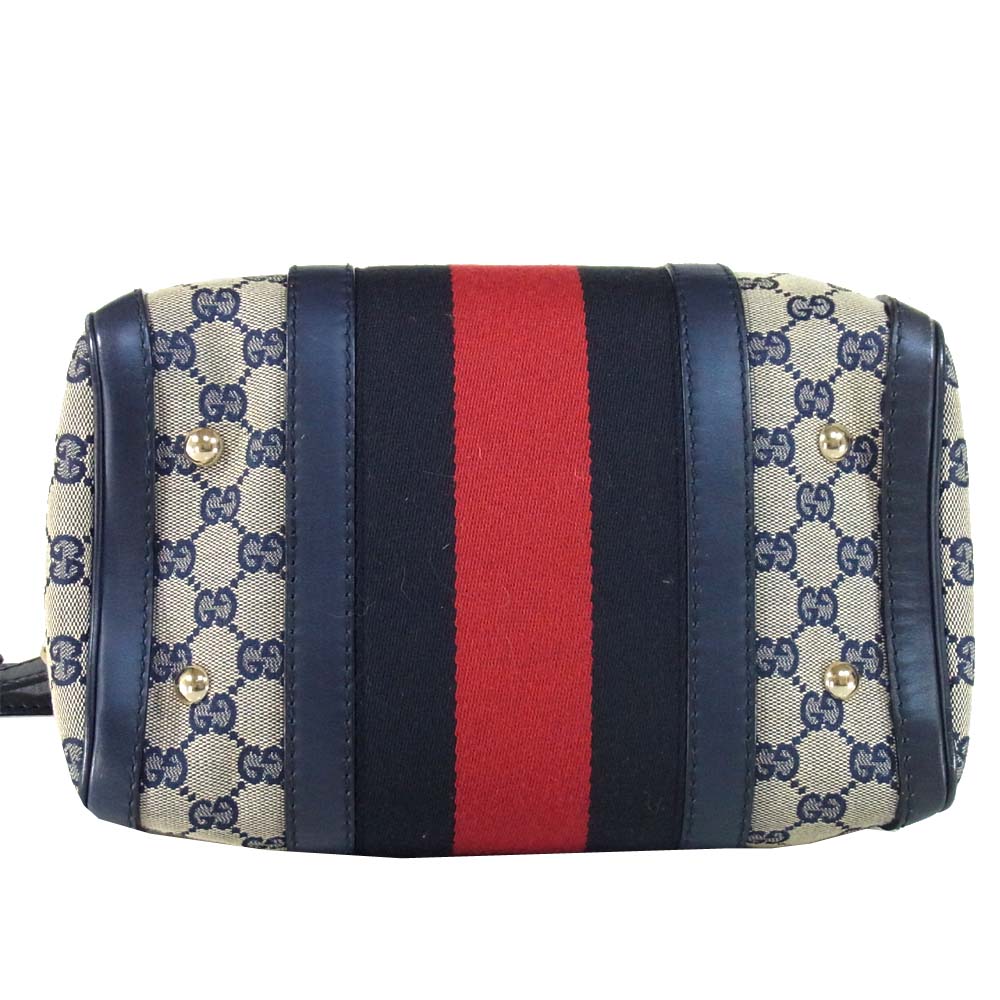 GUCCI グッチ 269876 ヴィンテージウェブ VINTAGE WEB ボストン グレー系【中古】