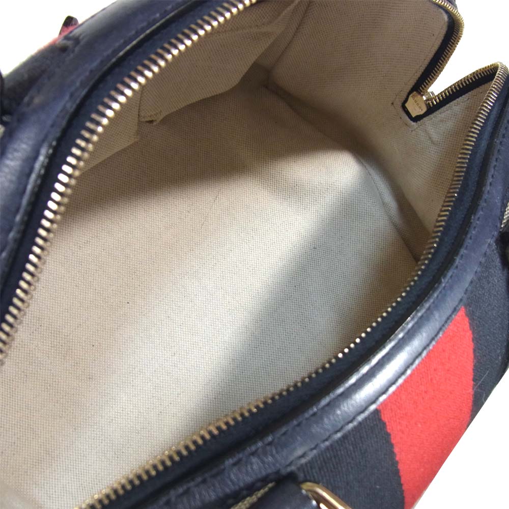 GUCCI グッチ 269876 ヴィンテージウェブ VINTAGE WEB ボストン グレー系【中古】
