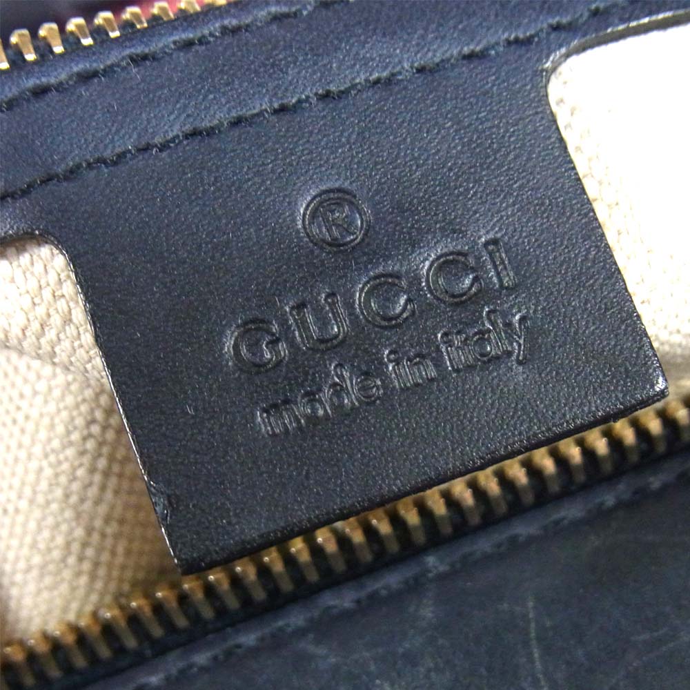 GUCCI グッチ 269876 ヴィンテージウェブ VINTAGE WEB ボストン グレー系【中古】