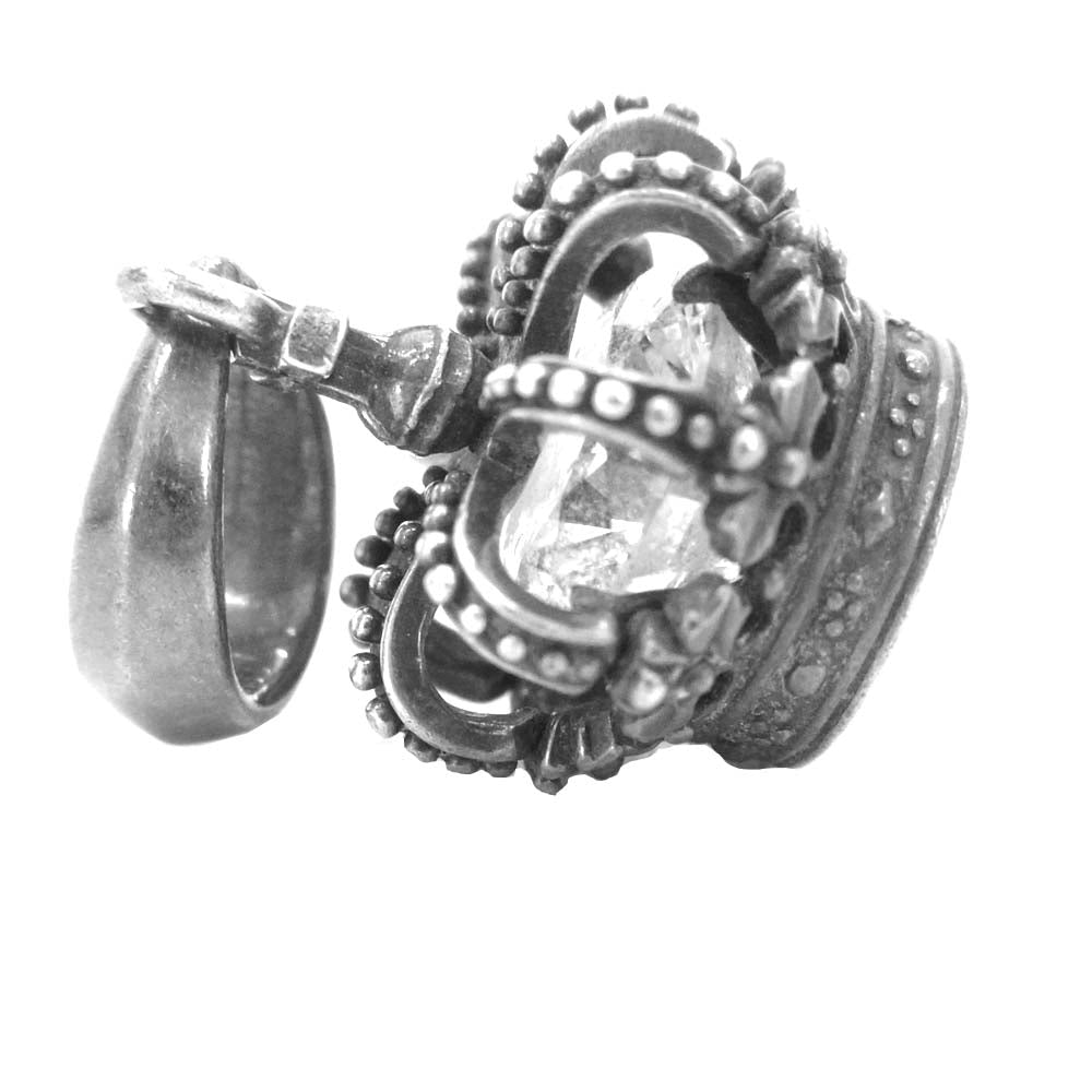 Justin Davis ジャスティンデイビス SPJ119 CROWN GLORY クラウン ペンダントトップ clear【中古】