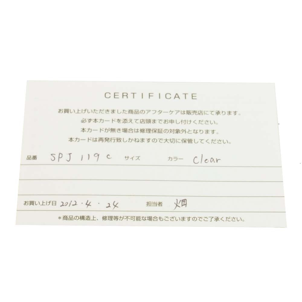 Justin Davis ジャスティンデイビス SPJ119 CROWN GLORY クラウン ペンダントトップ clear【中古】