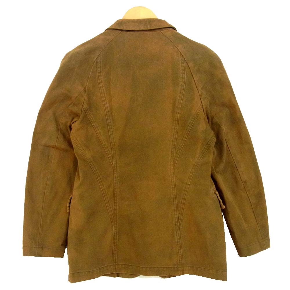 COMME des GARCONS HOMME PLUS コムデギャルソンオムプリュス 03AW PK-J003 カーブ期 色むら加工 ジャケット ベージュ系 S【中古】