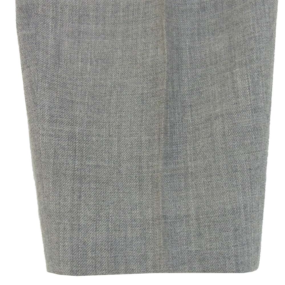 COMME des GARCONS HOMME コムデギャルソンオム HP-04054L 2タック ウール ワイド テーパード パンツ　グレー グレー系 L【中古】