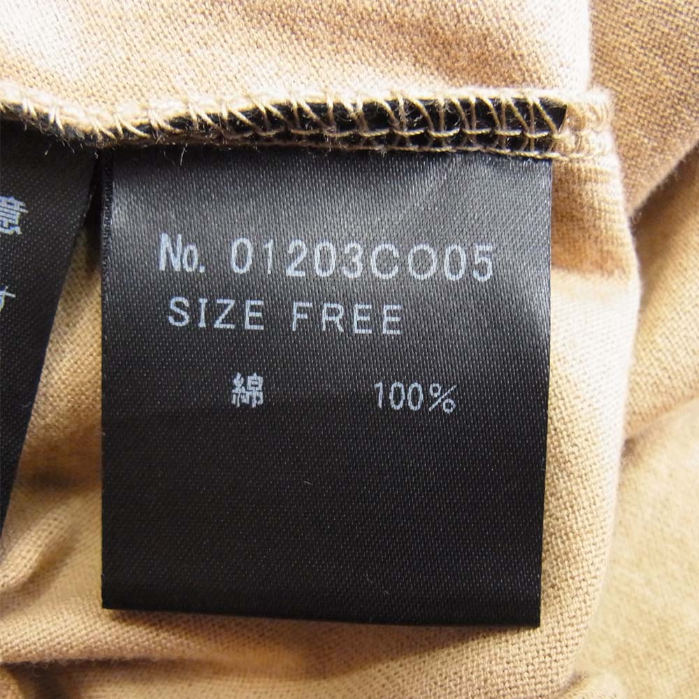 HYSTERIC GLAMOUR ヒステリックグラマー 20AW 01203CO05 HYS RIOT GRRRL プリント ワンピース ベージュ系 F【新古品】【未使用】【中古】