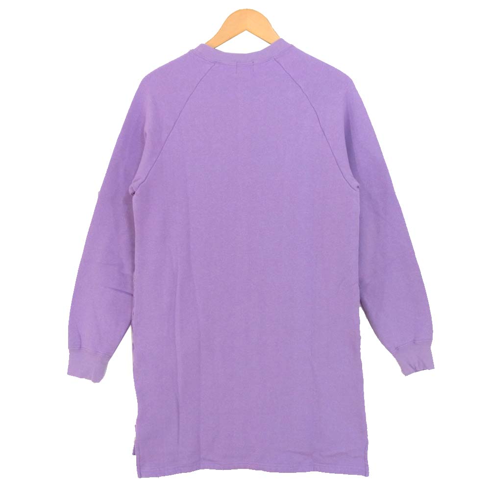 HYSTERIC GLAMOUR ヒステリックグラマー 20AW 01203CO02 BIG DEAD スウェット ワンピース パープル系 FREE【新古品】【未使用】【中古】