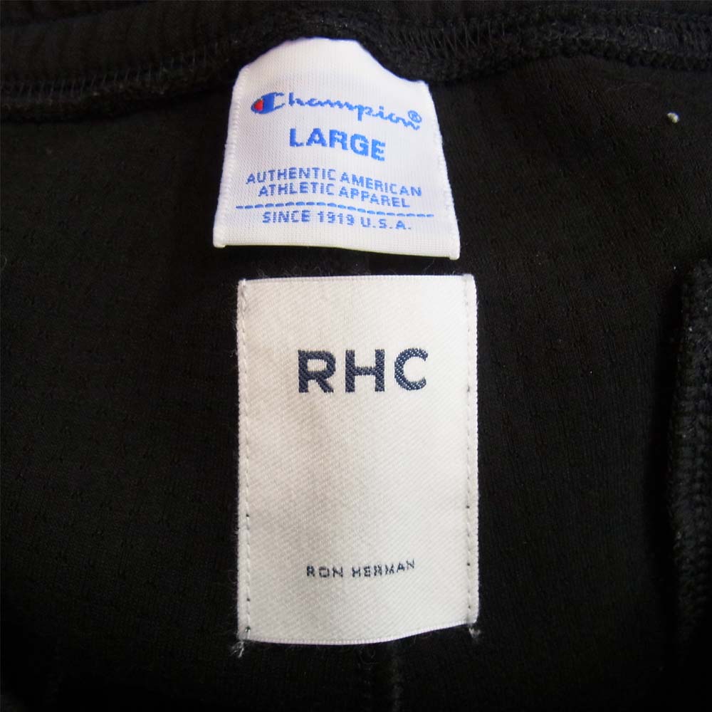Ron Herman ロンハーマン Los Angeles ロサンゼルス 刺繍 スウェット パンツ ブラック系 L【中古】