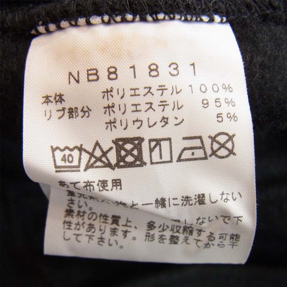 THE NORTH FACE ノースフェイス NB81831 HEATHER SWEAT PANT 裏起毛 ヘザー スウェット パンツ ブラック ブラック系 L【極上美品】【中古】