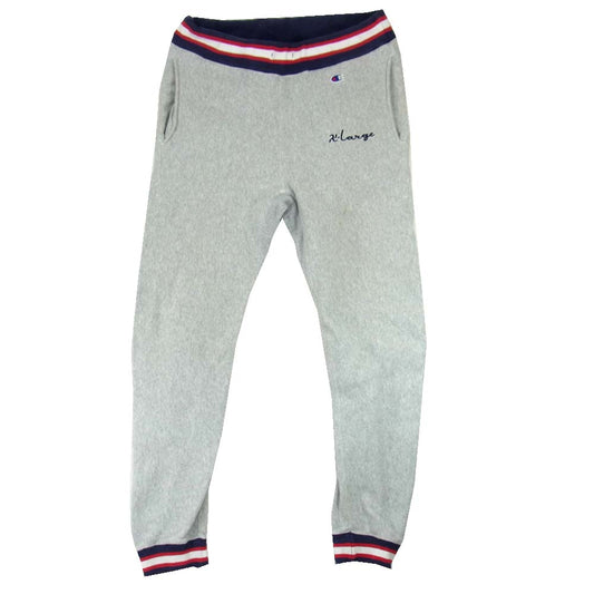 エクストララージ Champion チャンピオン 青単タグ 復刻 スウェット パンツ S【中古】
