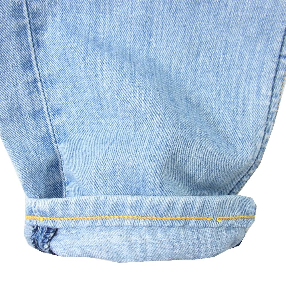 STUSSY ステューシー LB0009 × Lee リー デニムパンツ ライトブルー系 30【中古】