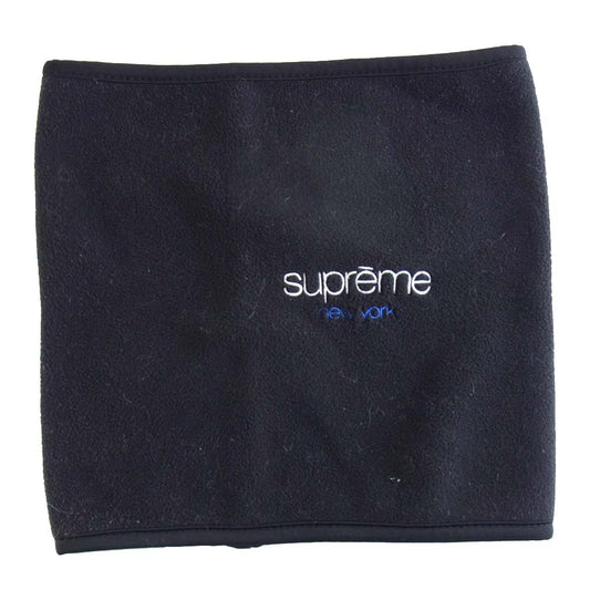 Supreme シュプリーム 16AW Polartec Fleece Neck Gaiter ポーラテック クラシックロゴ ネックウォーマー ブラック系【中古】