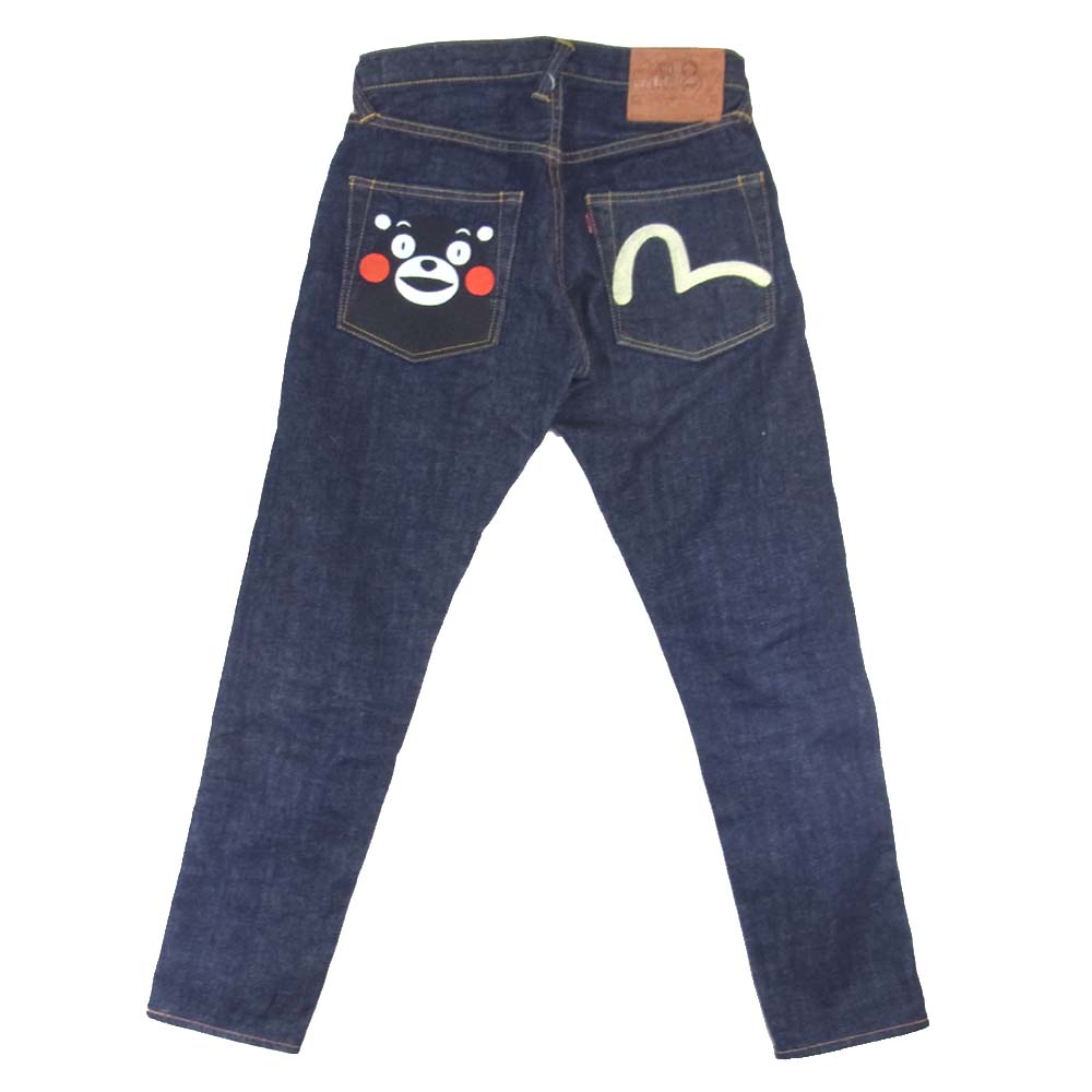 EVISU エヴィス 2000T くまモン カモメ デニムパンツ インディゴブルー