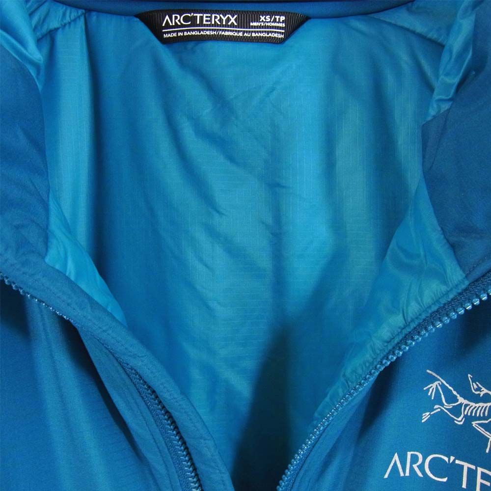 ARC'TERYX アークテリクス 14648 ATOM AR HOODY アトムフーディ グリーン系 XS【中古】