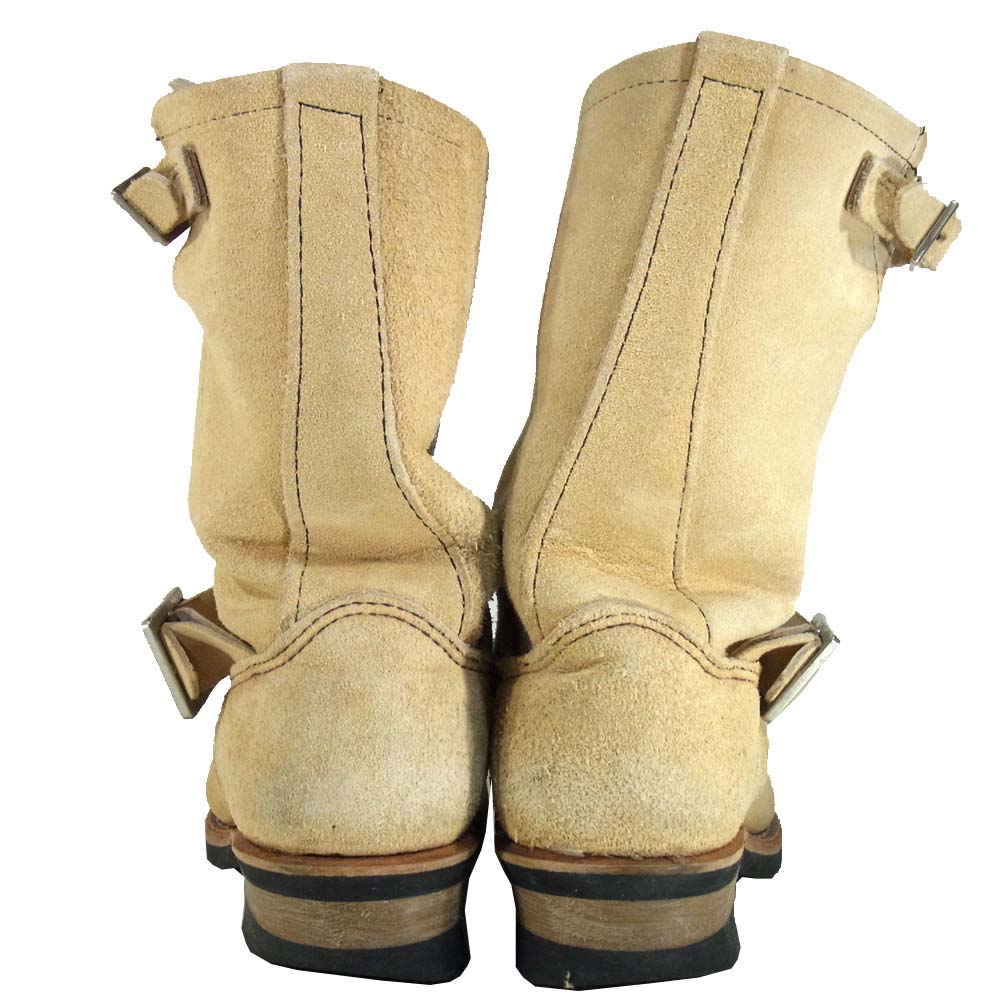 RED WING レッドウィング 8268 スエード エンジニア ブーツ ベージュ系 7D【中古】