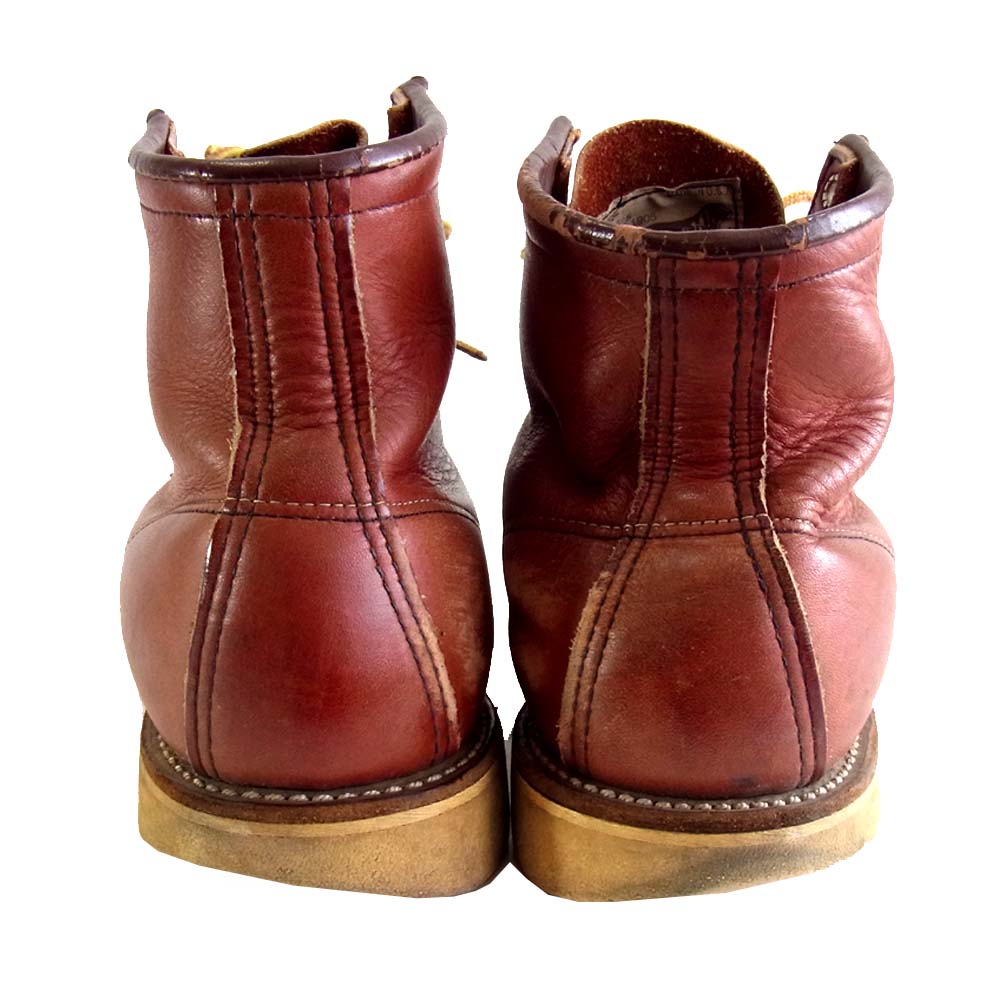 RED WING レッドウィング 復刻四角犬タグ アイリッシュ セッター モックトゥ ブラウン系 7.5【中古】