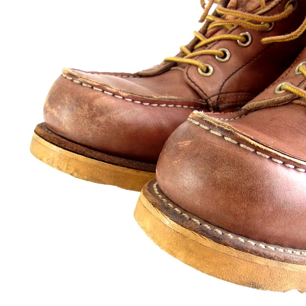 RED WING レッドウィング 復刻四角犬タグ アイリッシュ セッター モックトゥ ブラウン系 7.5【中古】