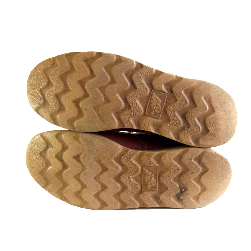 RED WING レッドウィング 復刻四角犬タグ アイリッシュ セッター モックトゥ ブラウン系 7.5【中古】