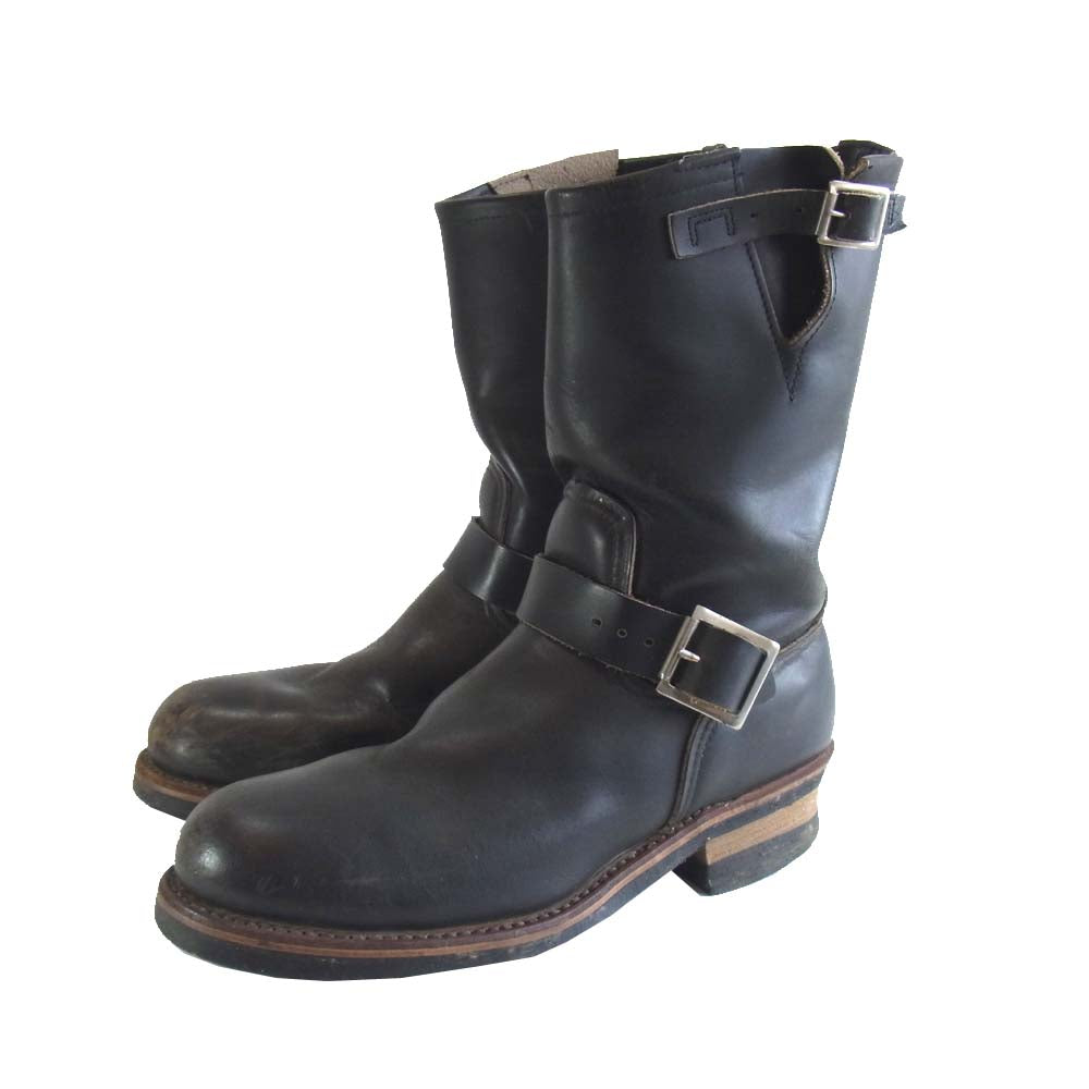 RED WING レッドウィング 8270 PT91 ナイフポケット付き エンジニア ブーツ ブラック系 7.5【中古】