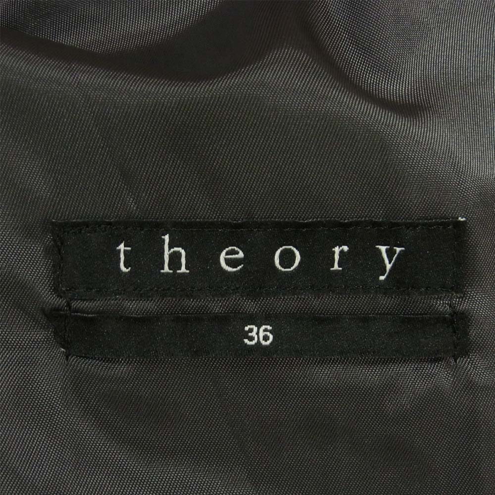 theory セオリー コーデュロイ テーラード ジャケット コットン 中国製 ブラック系 36【中古】