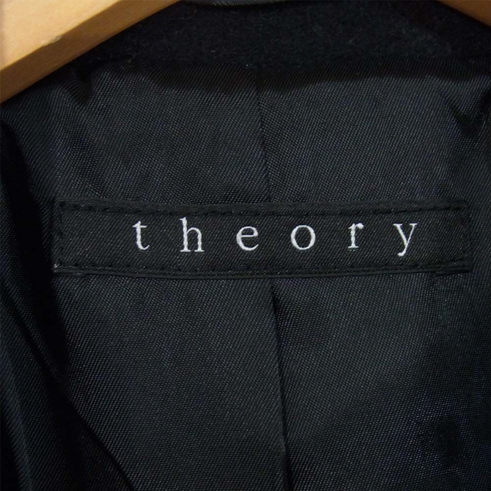 theory セオリー カシミヤ ウール コート ブラック系 XS【中古】