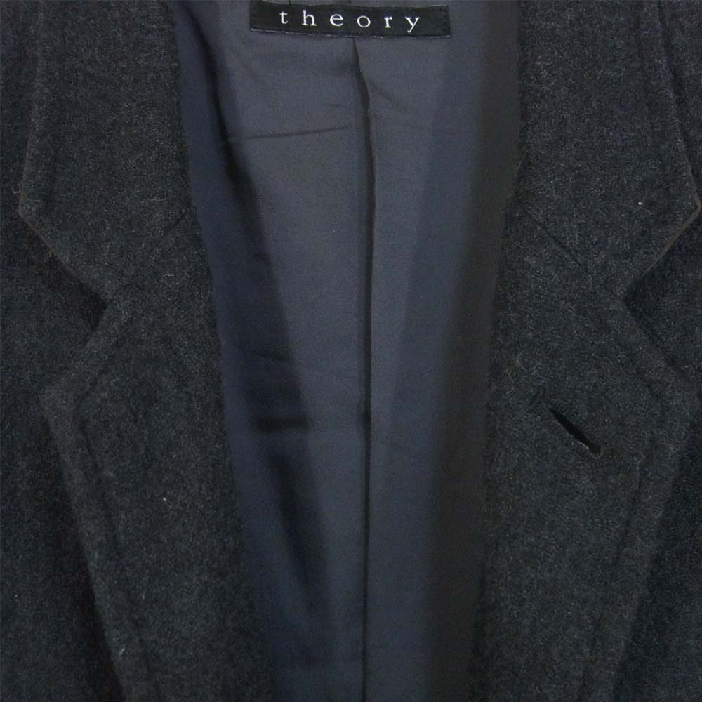 theory セオリー ウール ダウン テーラード ジャケット ブラック系 36【中古】
