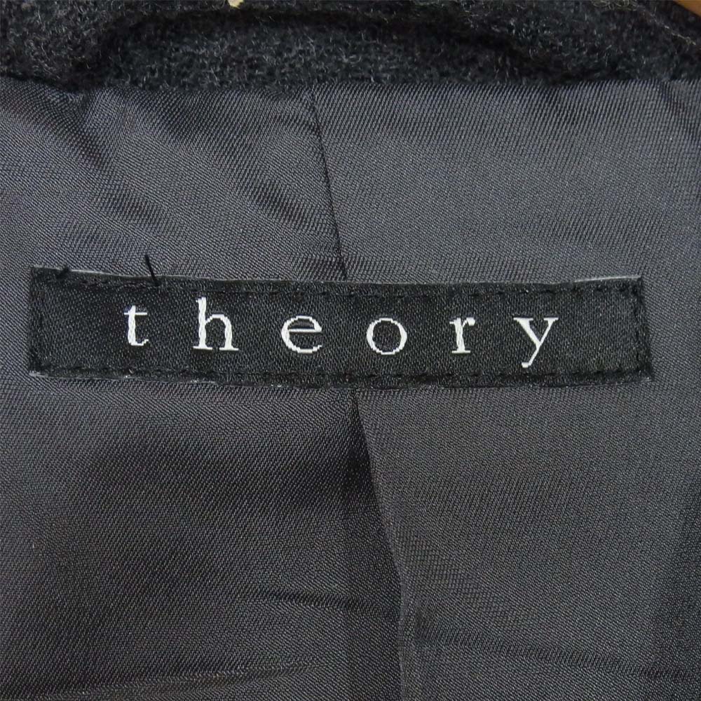 theory セオリー ウール ダウン テーラード ジャケット ブラック系 36【中古】