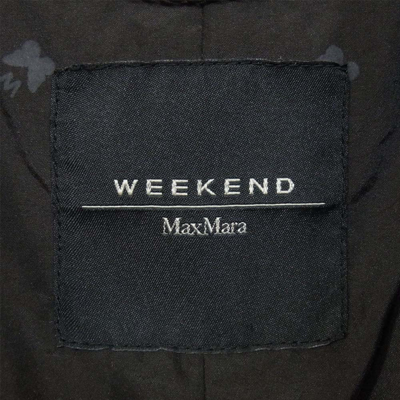 MAX MARA マックスマーラ WEEKEND ベルト付き ダウンコート グレーブラウン系 38【中古】