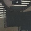 Yohji Yamamoto ヨウジヤマモト ワイズ Y's MV-T77-045 パッチワークデザイン 半袖 カットソー カーキグレー系 2【中古】