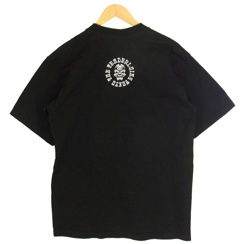 TENDERLOIN テンダーロイン T-TEE プリント Tシャツ ブラック系 L【中古】