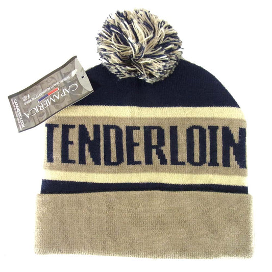 TENDERLOIN テンダーロイン T-TDL BEANIE ビーニー ニット帽 チャコール系【新古品】【未使用】【中古】