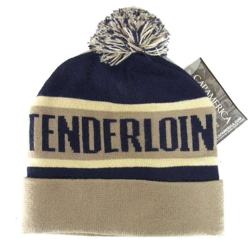 TENDERLOIN テンダーロイン T-TDL BEANIE ビーニー ニット帽 チャコール系【新古品】【未使用】【中古】