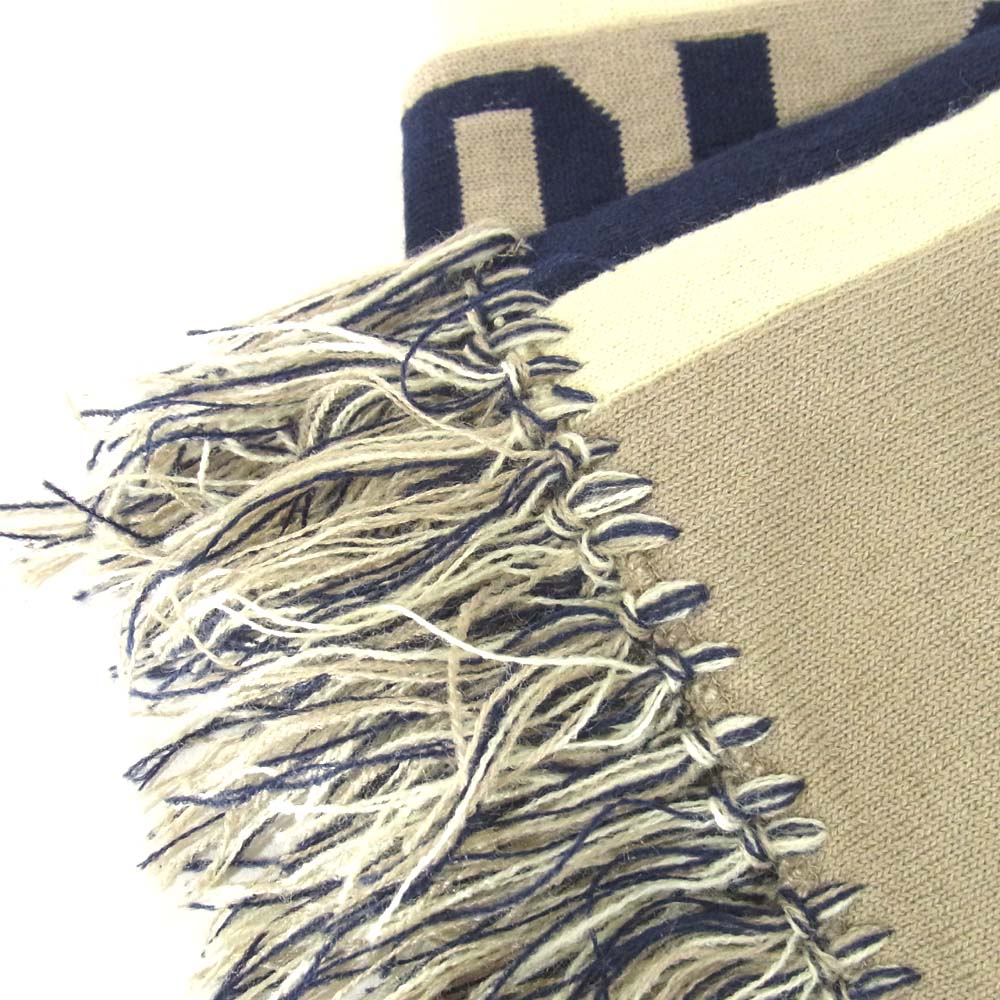 TENDERLOIN テンダーロイン T-KNIT SCARF TDL マフラー ネイビー×グレー系【中古】