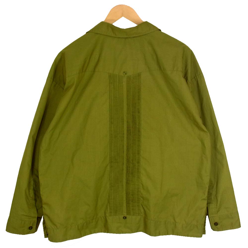 TENDERLOIN テンダーロイン T-GUAYABERA SHT L/S キューバ 長袖シャツ カーキ系 M【中古】