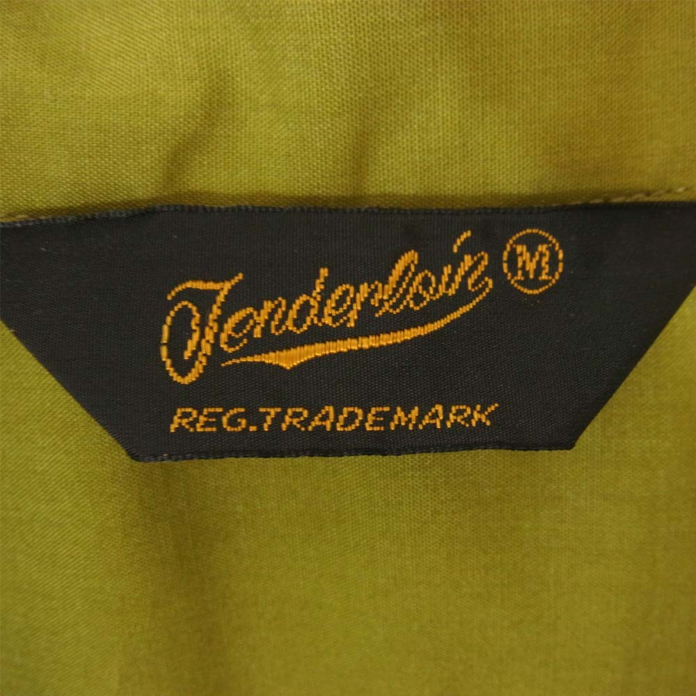 TENDERLOIN テンダーロイン T-GUAYABERA SHT L/S キューバ 長袖シャツ カーキ系 M【中古】