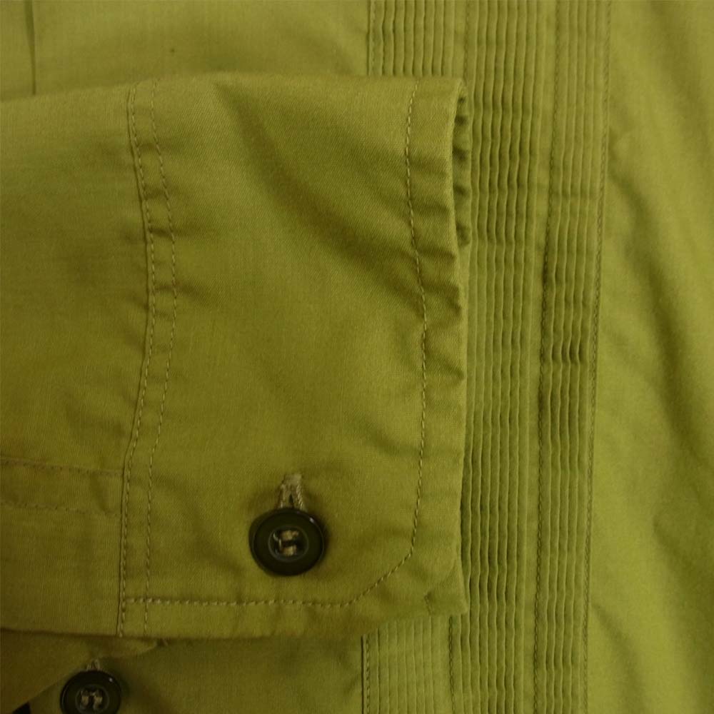 TENDERLOIN テンダーロイン T-GUAYABERA SHT L/S キューバ 長袖シャツ カーキ系 M【中古】