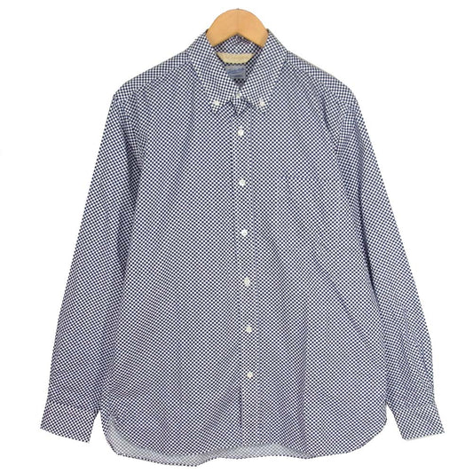 TENDERLOIN テンダーロイン The Stylist Japan スタイリストジャパン B.D L/S SHIRT ボタンダウン 長袖シャツ ネイビー系 M【中古】