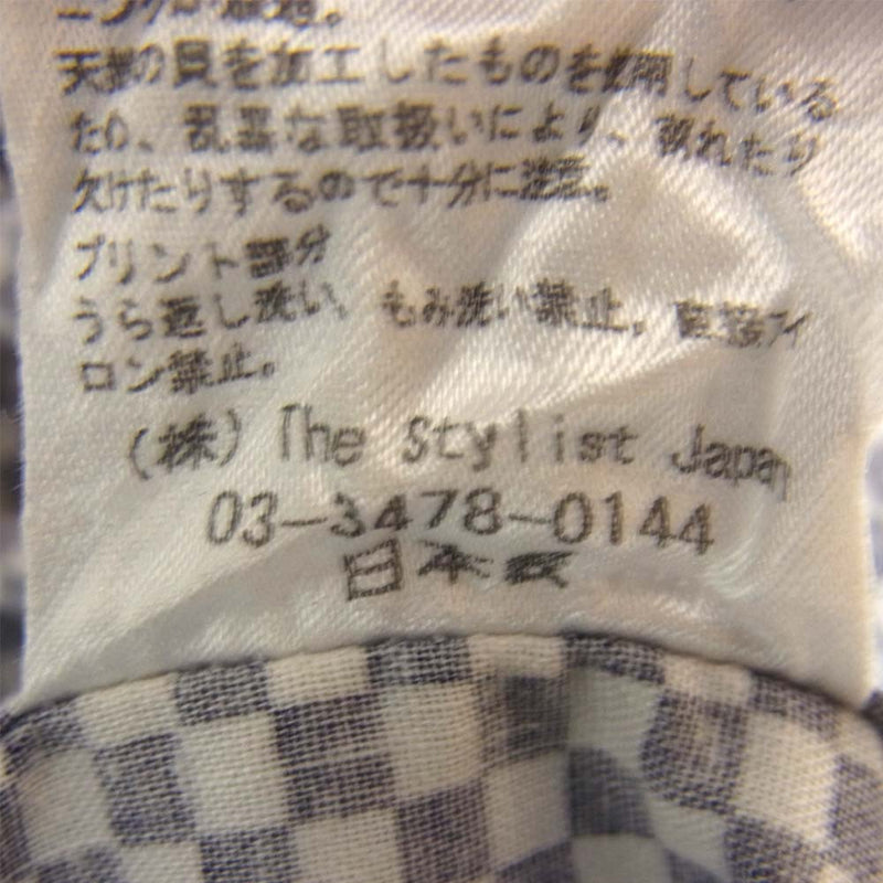 TENDERLOIN テンダーロイン The Stylist Japan スタイリストジャパン B.D L/S SHIRT ボタンダウン 長袖シャツ ネイビー系 M【中古】